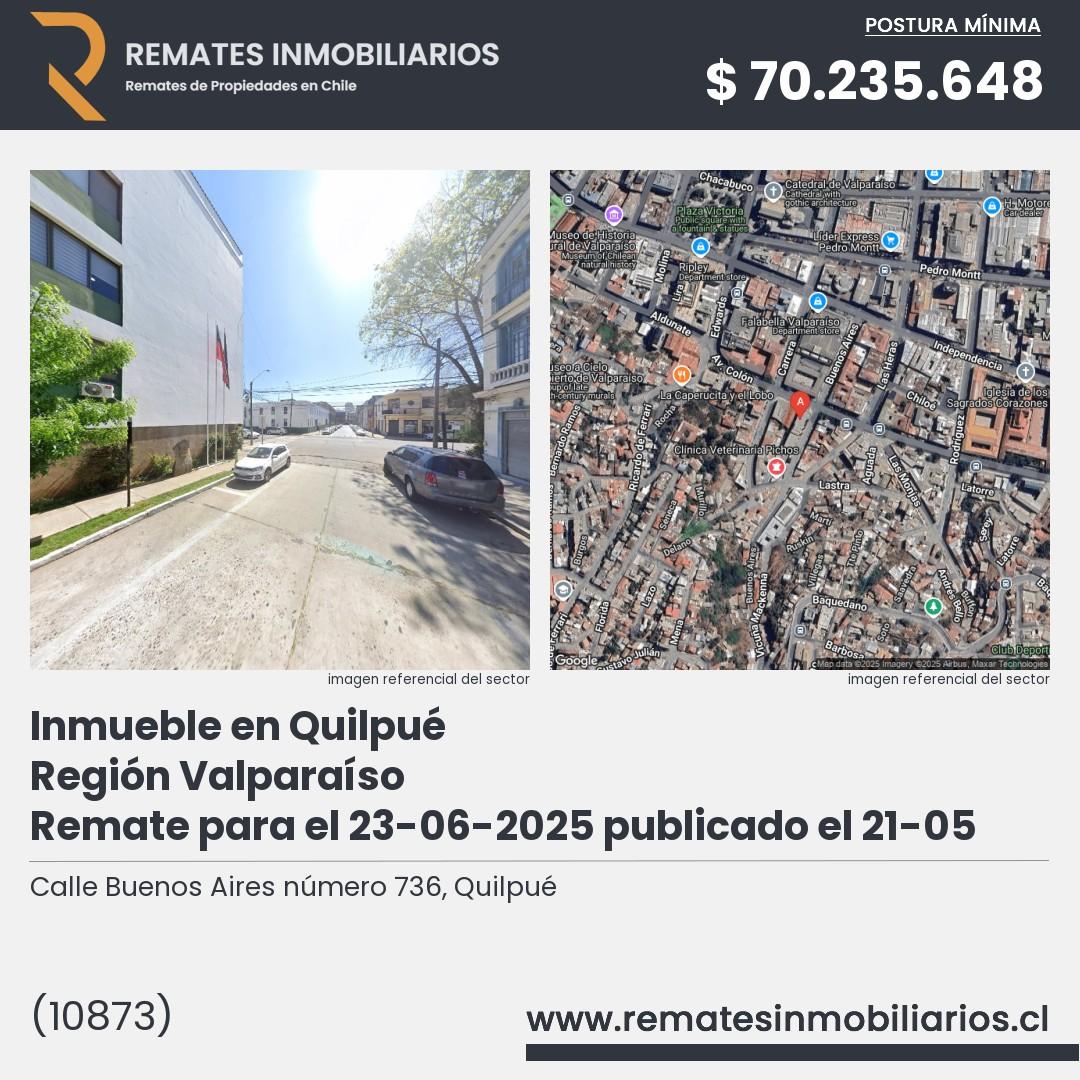 Imagen ficha Calle Buenos Aires número 736, Quilpué