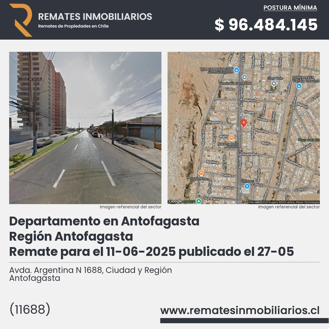 Imagen ficha Avda. Argentina N 1688, Ciudad y Región Antofagasta