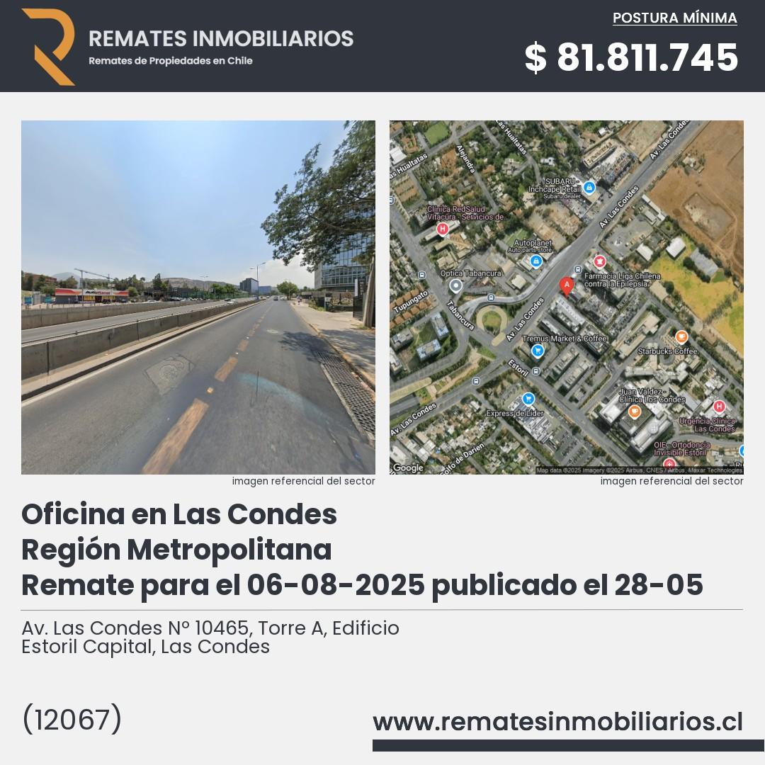 Imagen ficha Av. Las Condes Nº 10465, Torre A, Edificio Estoril Capital, Las Condes