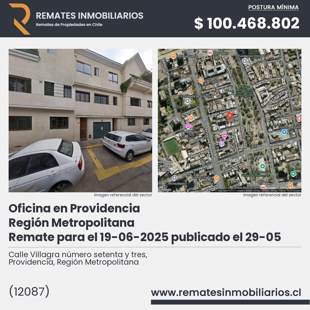 Imagen ficha Calle Villagra número setenta y tres, Providencia, Región Metropolitana