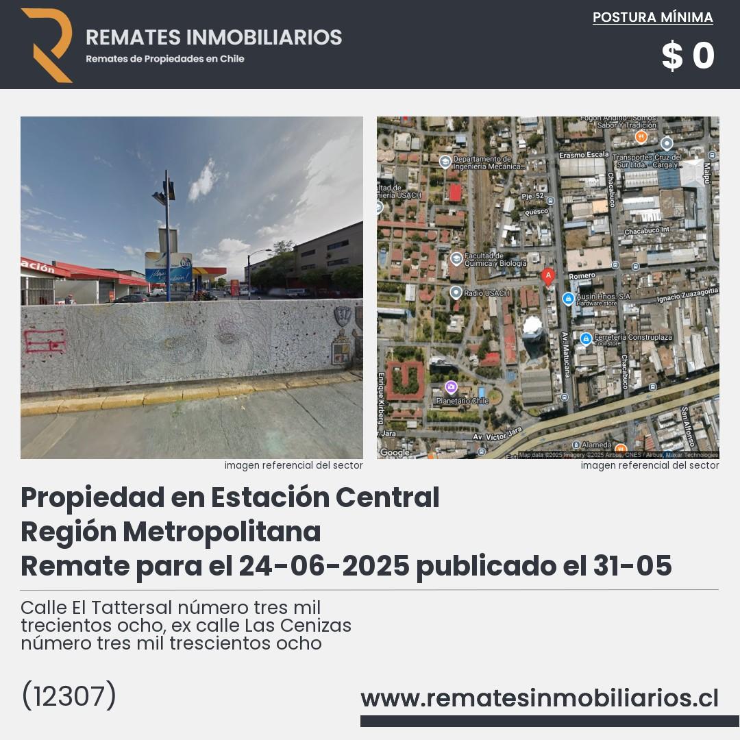 Imagen ficha Calle El Tattersal número tres mil trecientos ocho, ex calle Las Cenizas número tres mil trescientos ocho