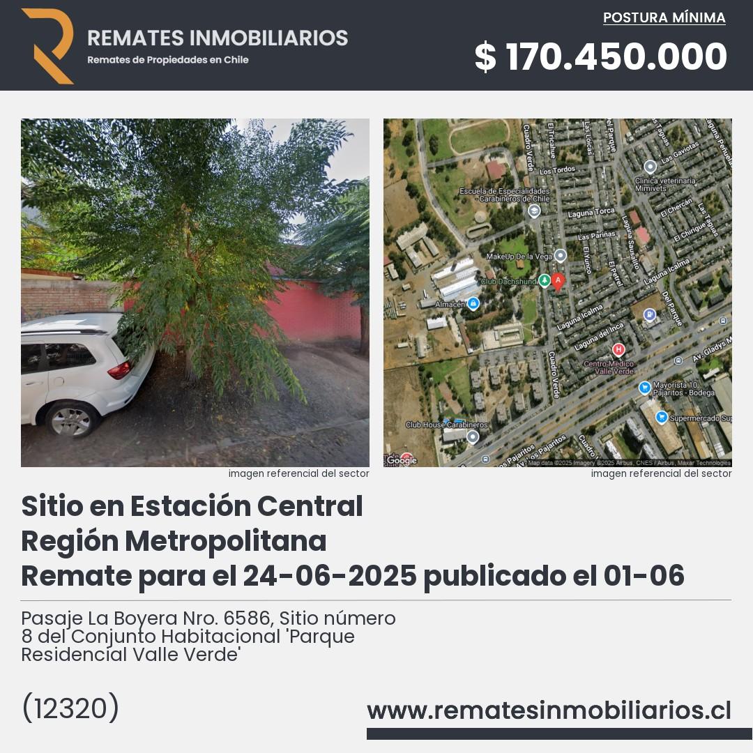 Imagen ficha Pasaje La Boyera Nro. 6586, Sitio número 8 del Conjunto Habitacional 