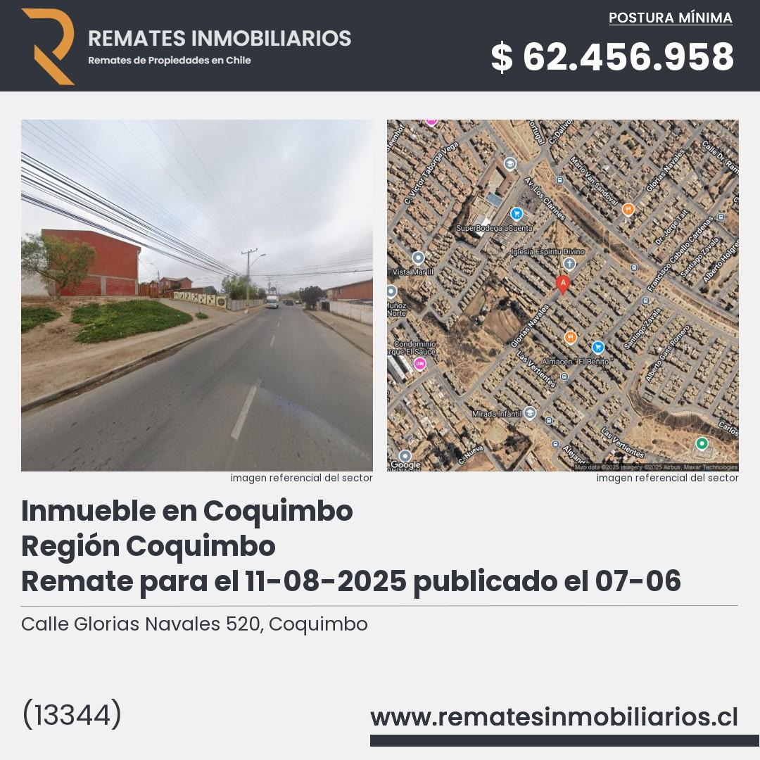 Imagen ficha Calle Glorias Navales 520, Coquimbo
