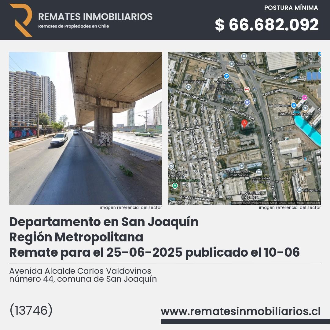 Imagen ficha Avenida Alcalde Carlos Valdovinos número 44, comuna de San Joaquín