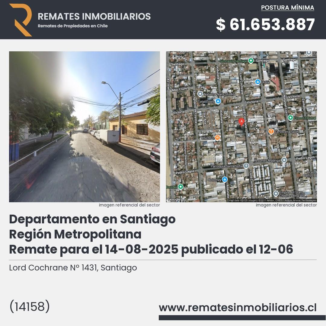 Imagen ficha Lord Cochrane Nº 1431, Santiago