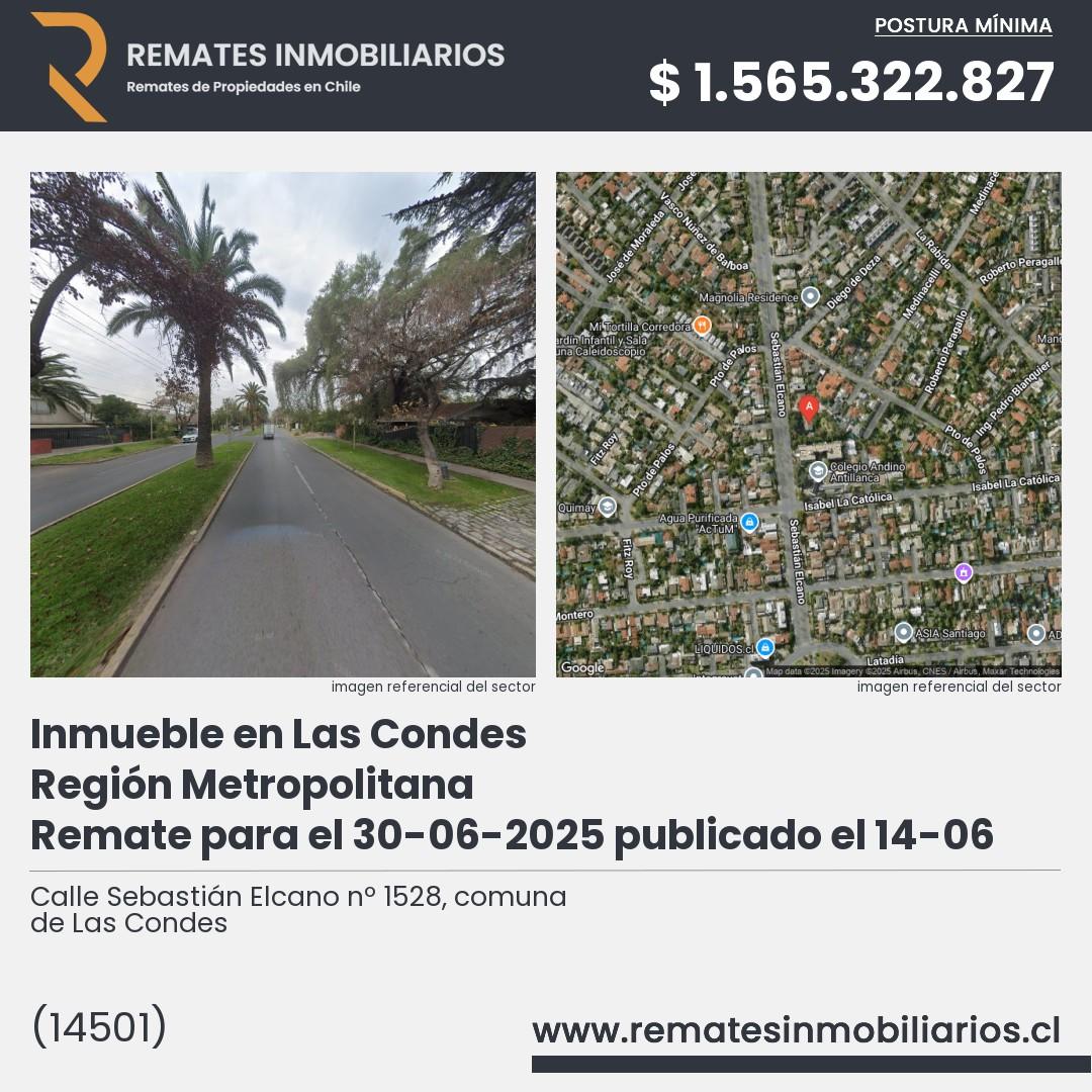 Imagen ficha Calle Sebastián Elcano nº 1528, comuna de Las Condes