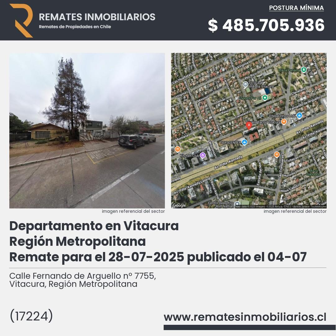 Imagen ficha Calle Fernando de Arguello nº 7755, Vitacura, Región Metropolitana