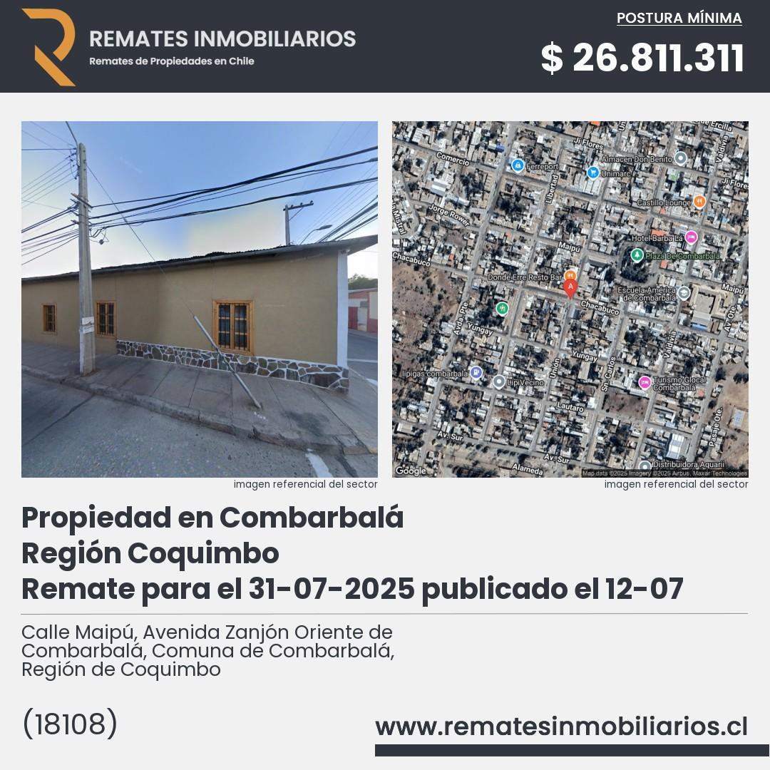 Imagen ficha Calle Maipú, Avenida Zanjón Oriente de Combarbalá, Comuna de Combarbalá, Región de Coquimbo