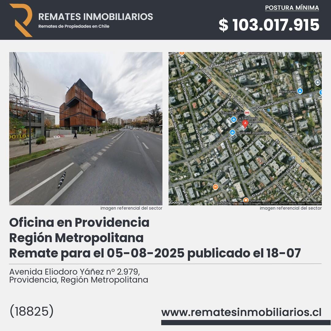 Imagen ficha Avenida Eliodoro Yáñez nº 2.979, Providencia, Región Metropolitana