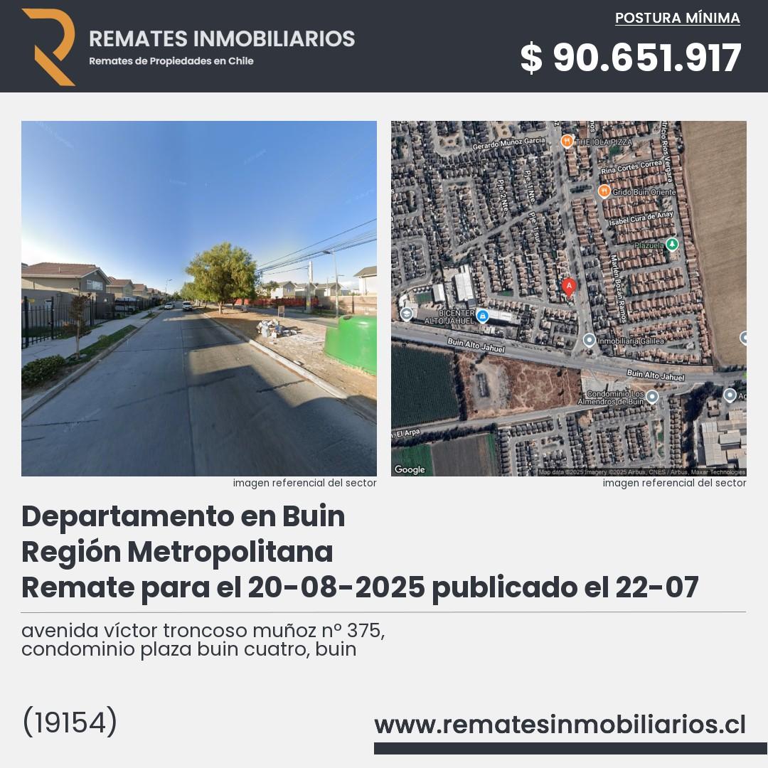 Imagen ficha avenida víctor troncoso muñoz nº 375, condominio plaza buin cuatro, buin