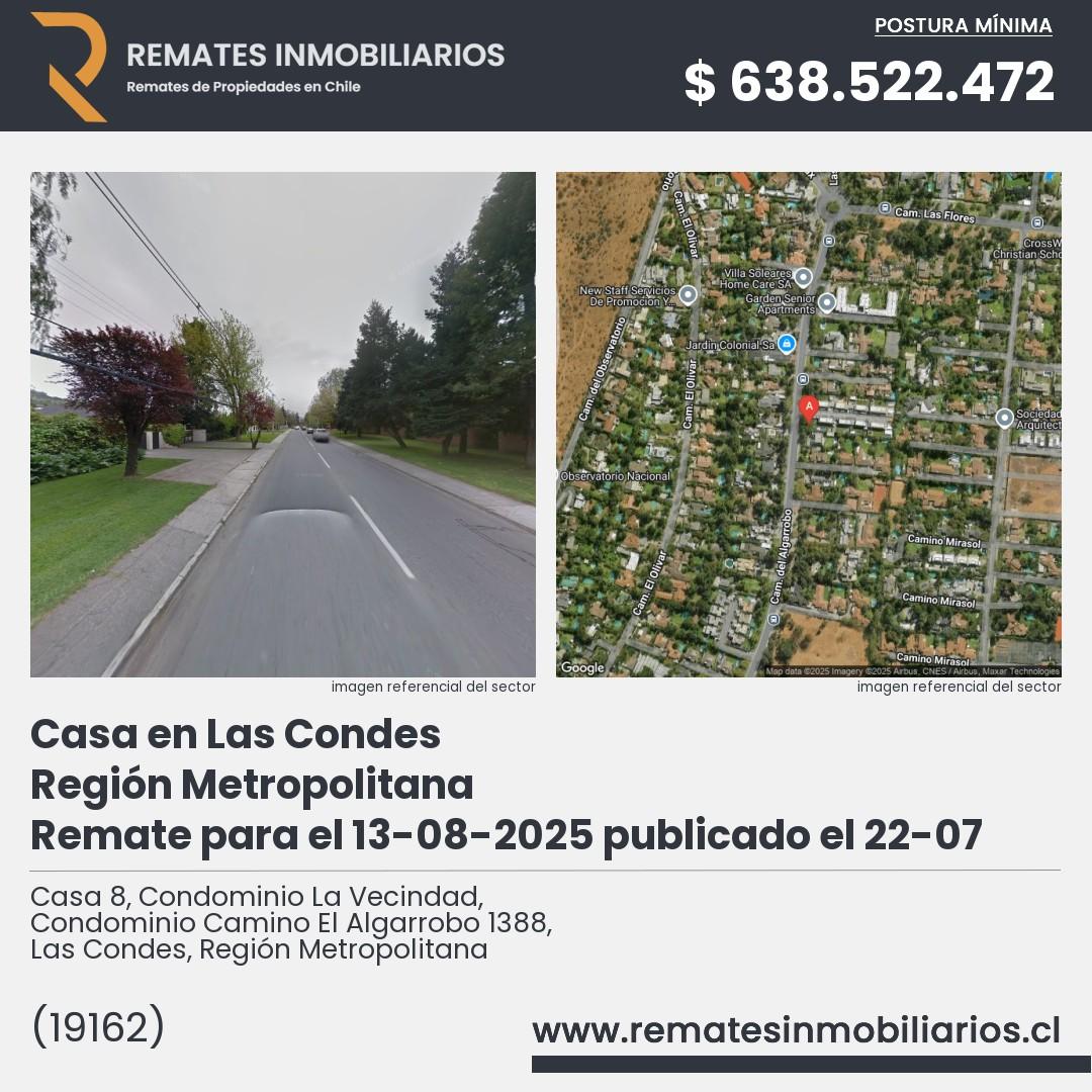 Imagen ficha Casa 8, Condominio La Vecindad, Condominio Camino El Algarrobo 1388, Las Condes, Región Metropolitana