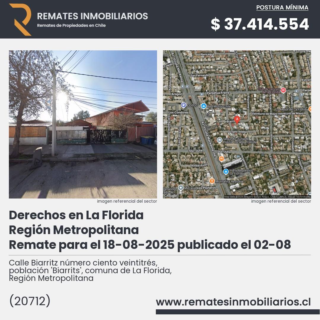 Imagen ficha Calle Biarritz número ciento veintitrés, población 