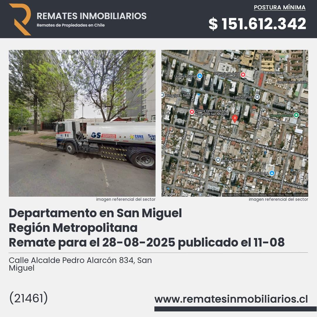 Imagen ficha Calle Alcalde Pedro Alarcón 834, San Miguel