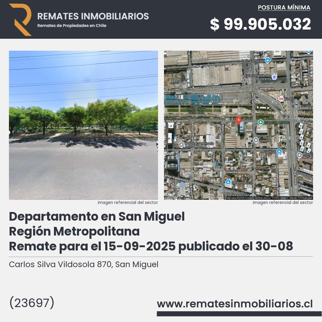 Imagen ficha Carlos Silva Vildosola 870, San Miguel