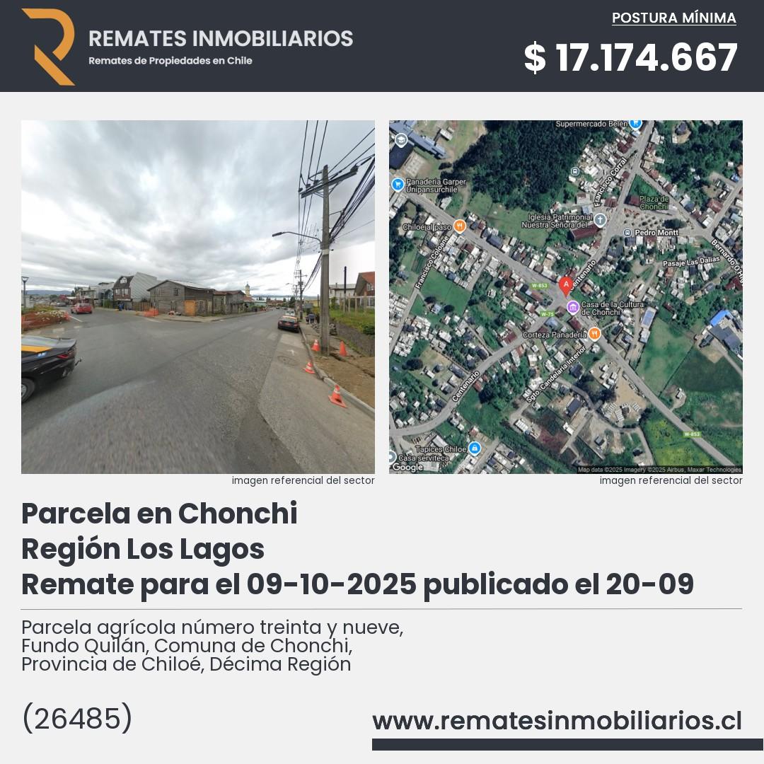 Imagen ficha Parcela agrícola número treinta y nueve, Fundo Quilán, Comuna de Chonchi, Provincia de Chiloé, Décima Región
