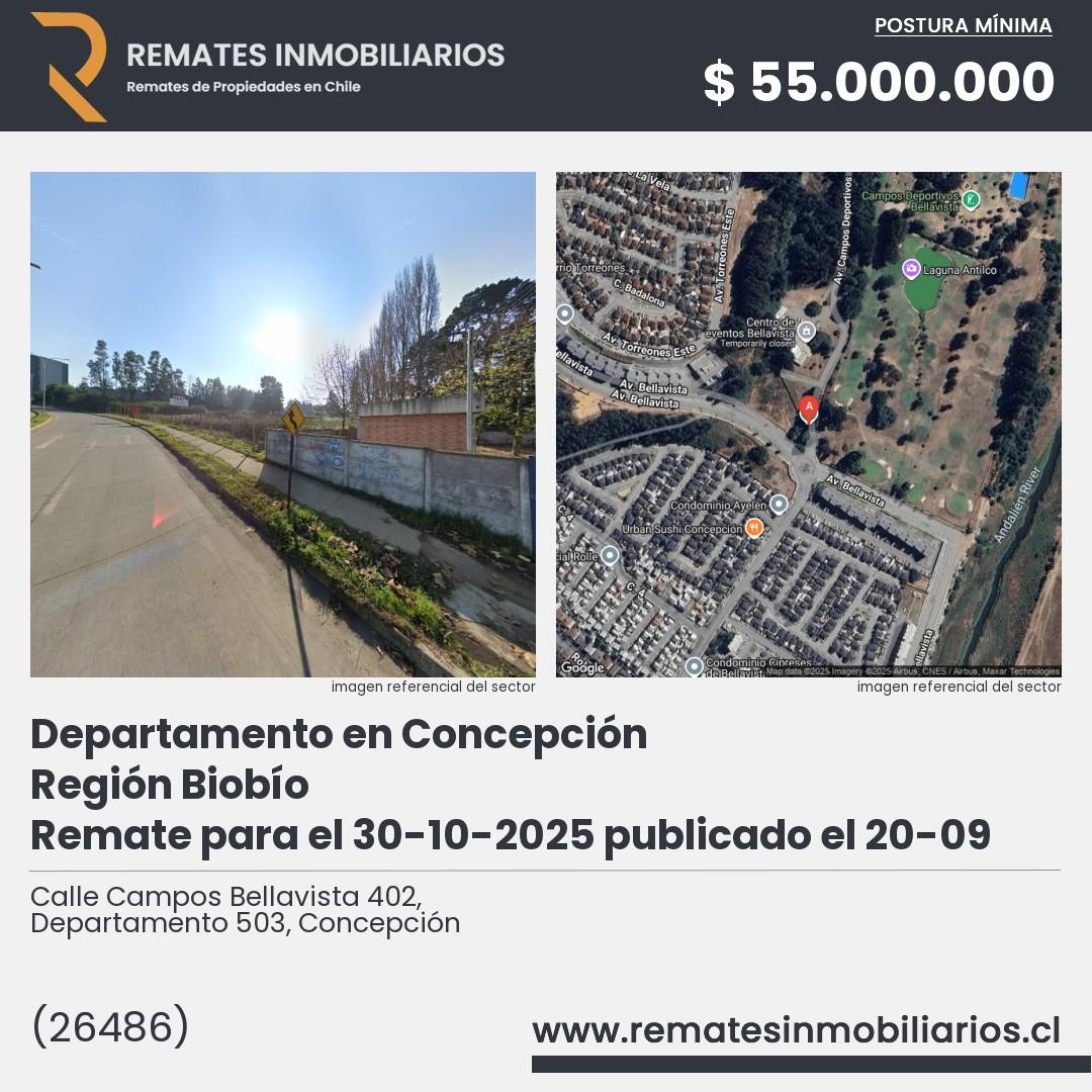 Imagen ficha Calle Campos Bellavista 402, Departamento 503, Concepción