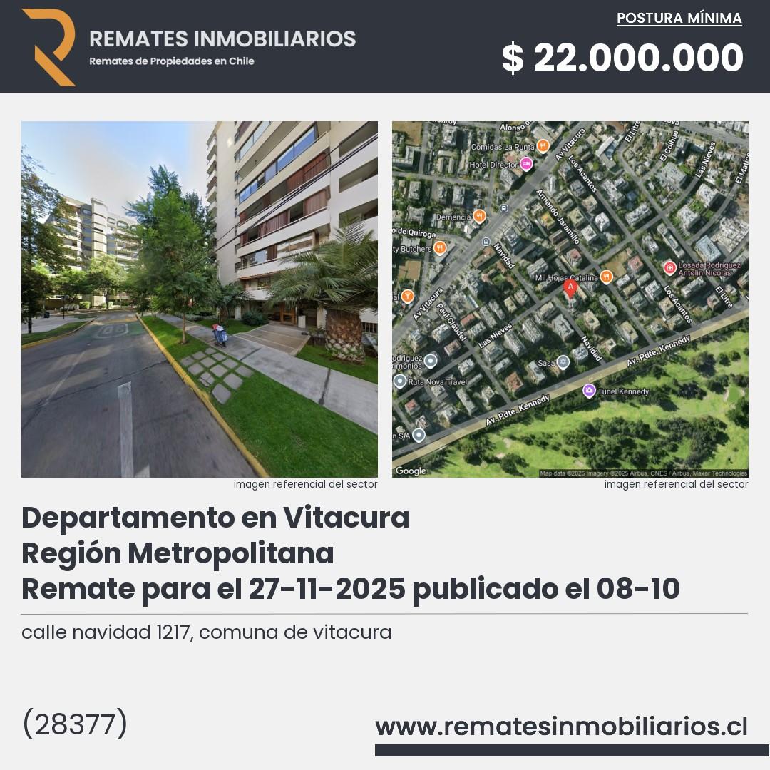 Imagen ficha calle navidad 1217, comuna de vitacura