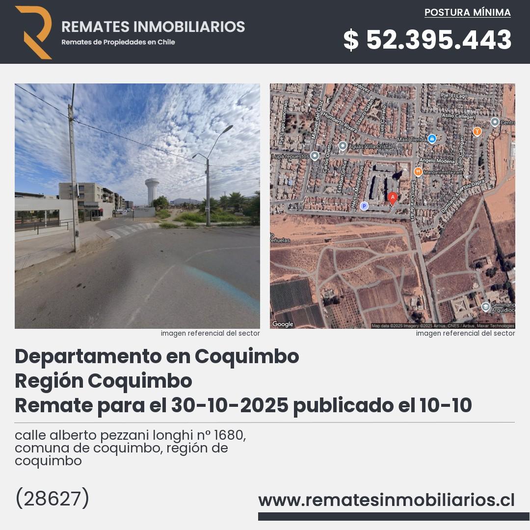 Imagen ficha calle alberto pezzani longhi n° 1680, comuna de coquimbo, región de coquimbo