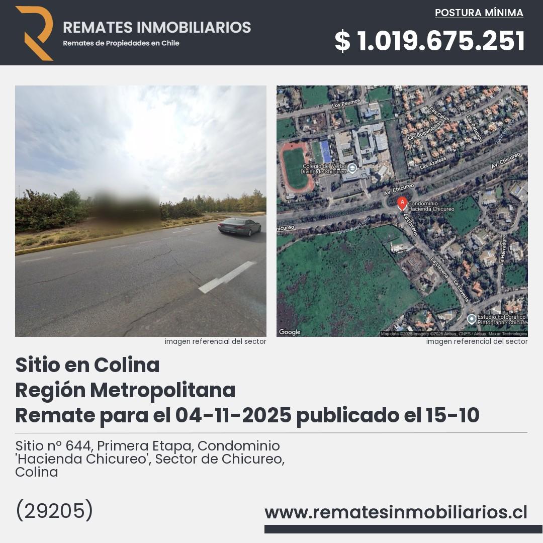 Imagen ficha Sitio nº 644, Primera Etapa, Condominio 