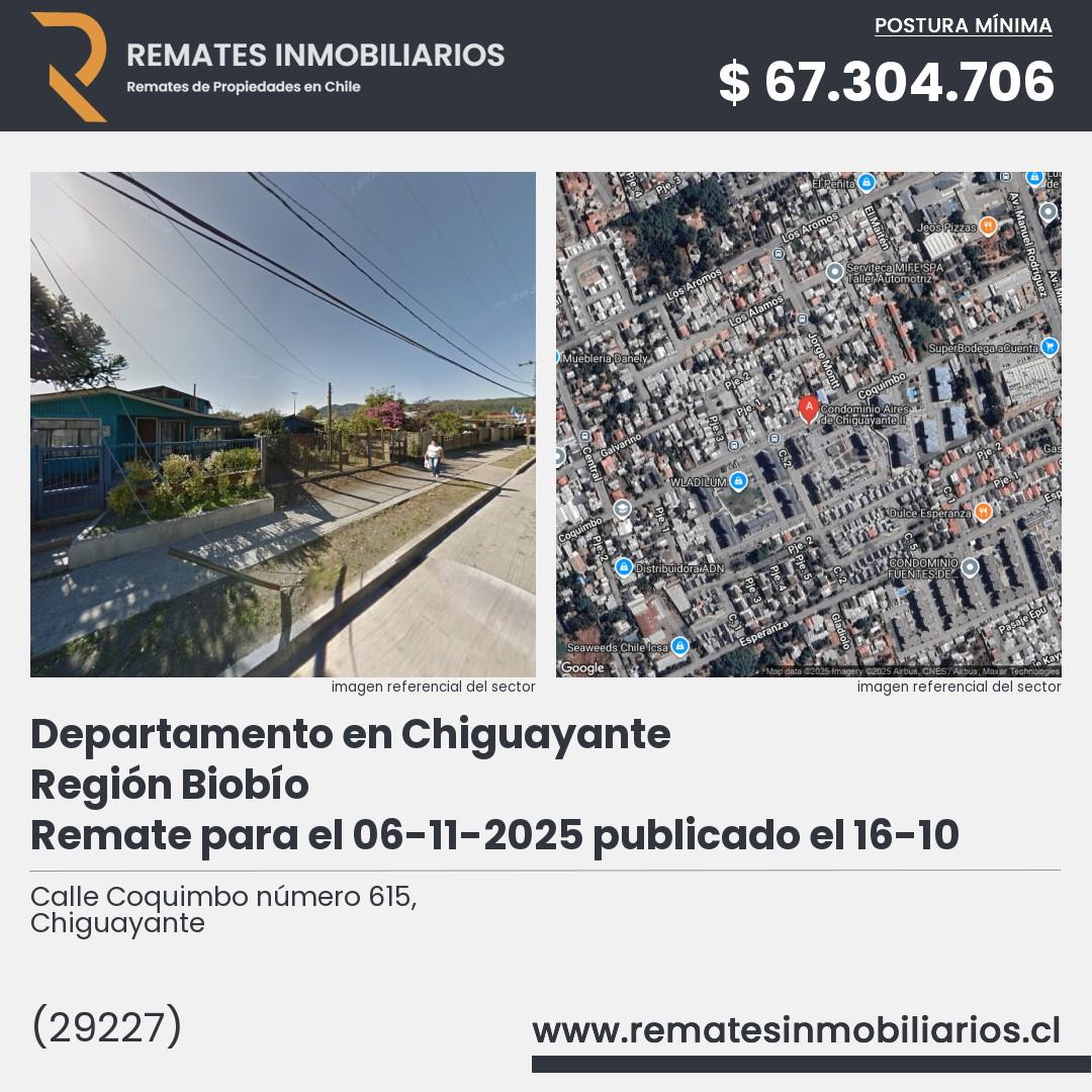 Imagen ficha Calle Coquimbo número 615, Chiguayante