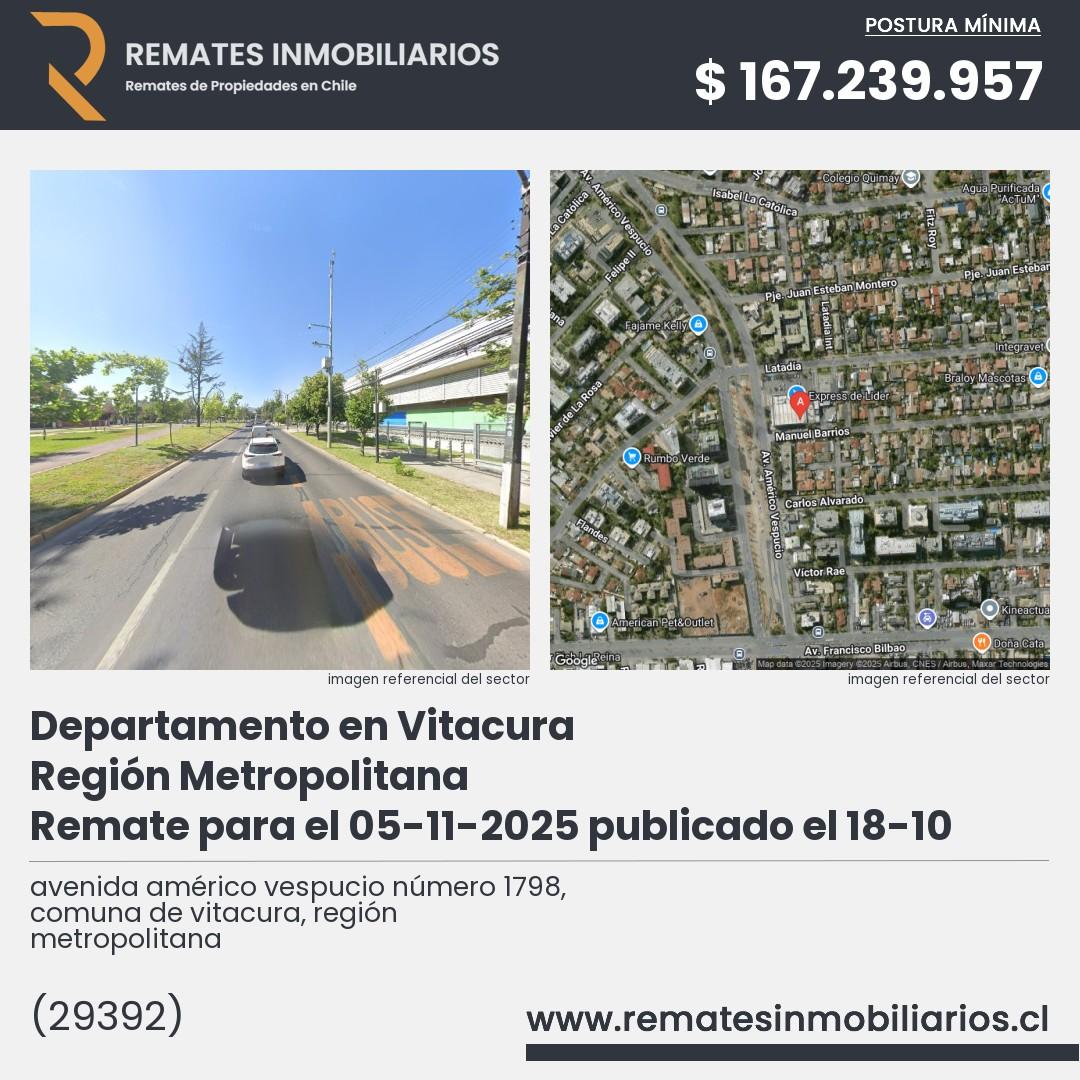 Imagen ficha avenida américo vespucio número 1798, comuna de vitacura, región metropolitana