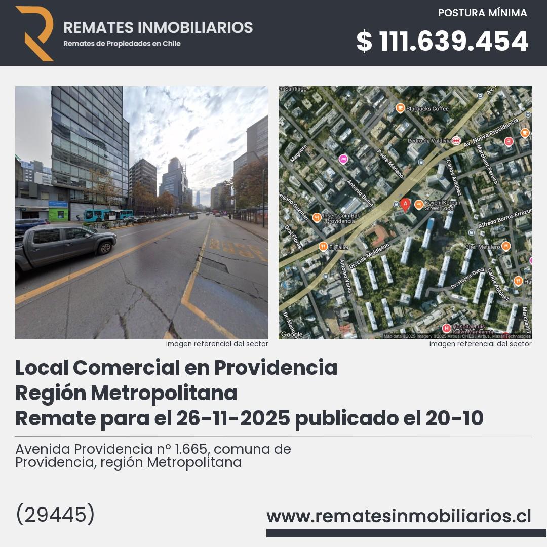 Imagen ficha Avenida Providencia nº 1.665, comuna de Providencia, región Metropolitana