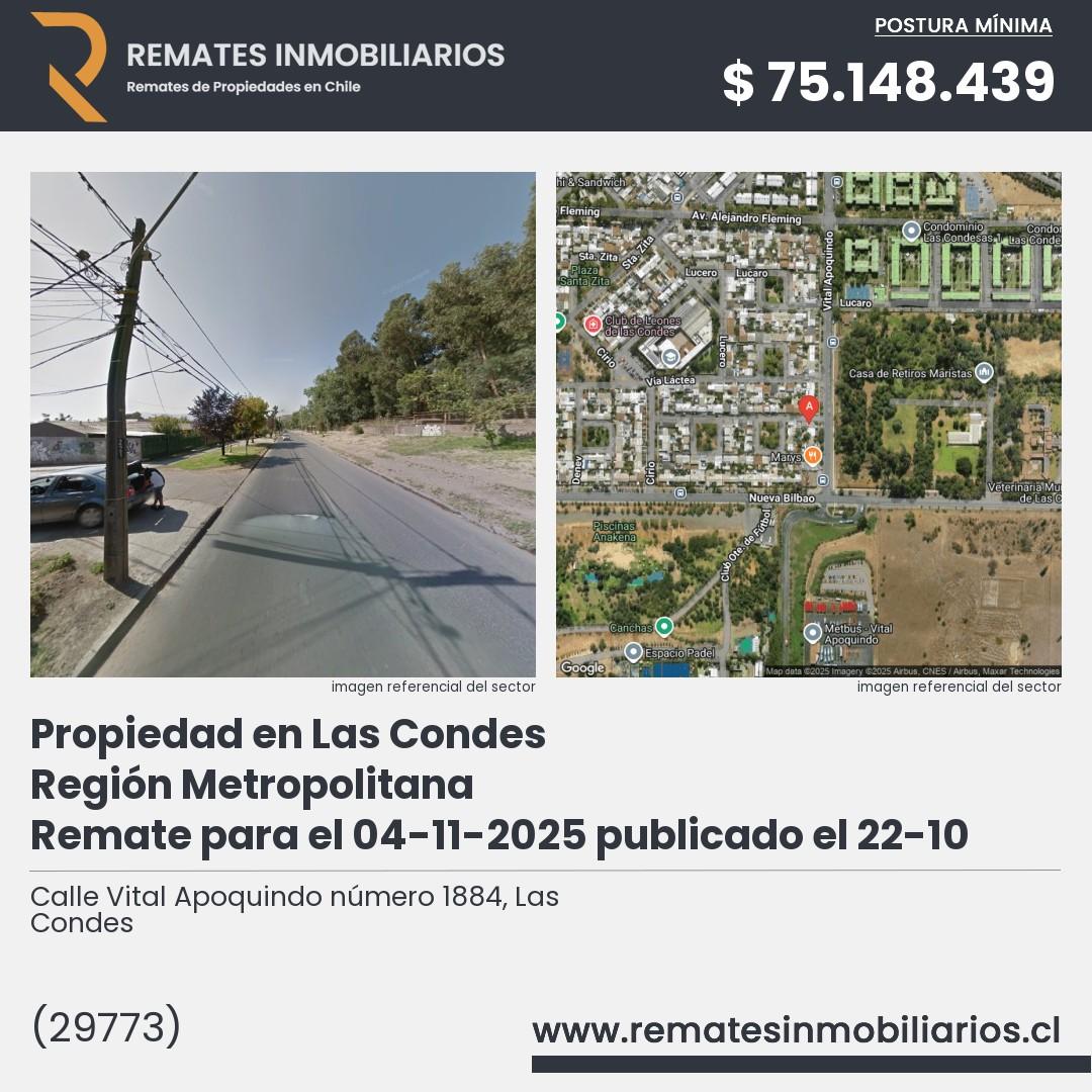 Imagen ficha Calle Vital Apoquindo número 1884, Las Condes