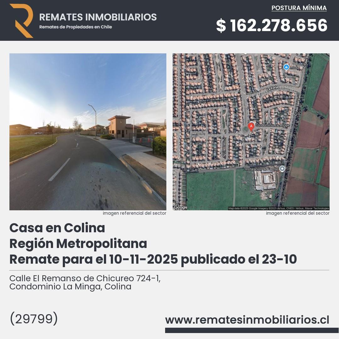 Imagen ficha Calle El Remanso de Chicureo 724-1, Condominio La Minga, Colina