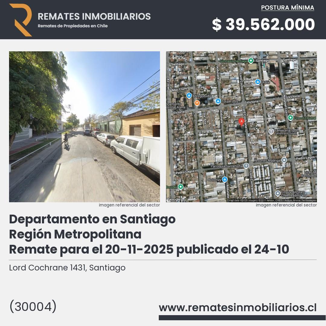 Imagen ficha Lord Cochrane 1431, Santiago