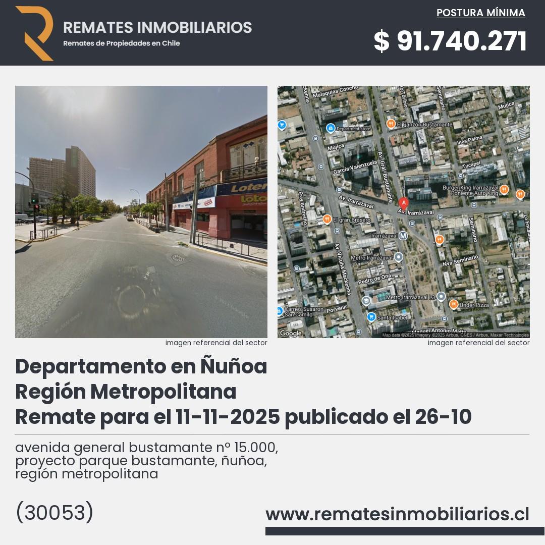 Imagen ficha avenida general bustamante nº 15.000, proyecto parque bustamante, ñuñoa, región metropolitana