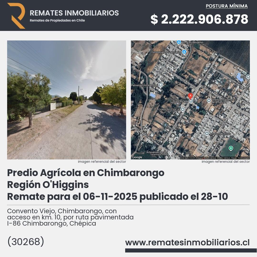 Imagen ficha Convento Viejo, Chimbarongo, con acceso en km. 10, por ruta pavimentada I-86 Chimbarongo, Chépica