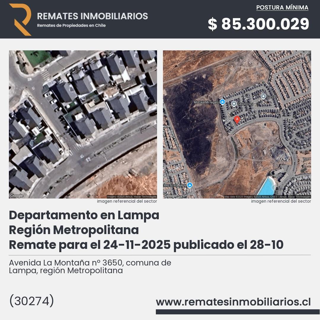 Imagen ficha Avenida La Montaña nº 3650, comuna de Lampa, región Metropolitana