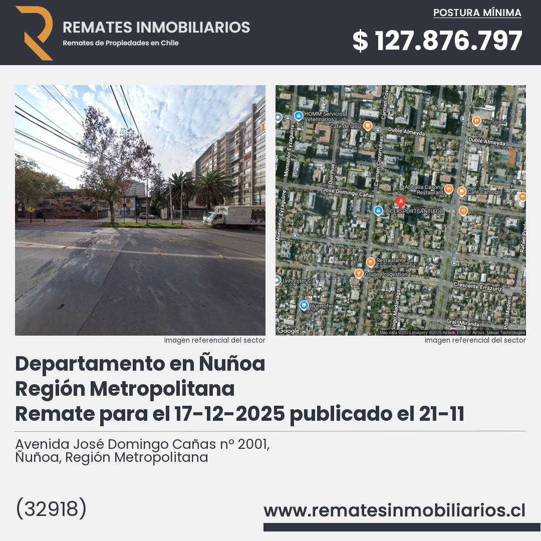 Imagen ficha Avenida José Domingo Cañas nº 2001, Ñuñoa, Región Metropolitana