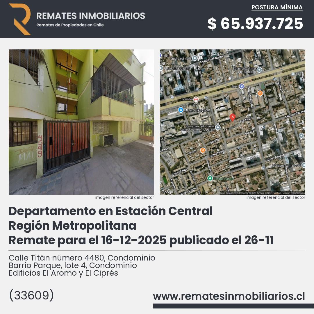 Imagen ficha Calle Titán número 4480, Condominio Barrio Parque, lote 4, Condominio Edificios El Aromo y El Ciprés