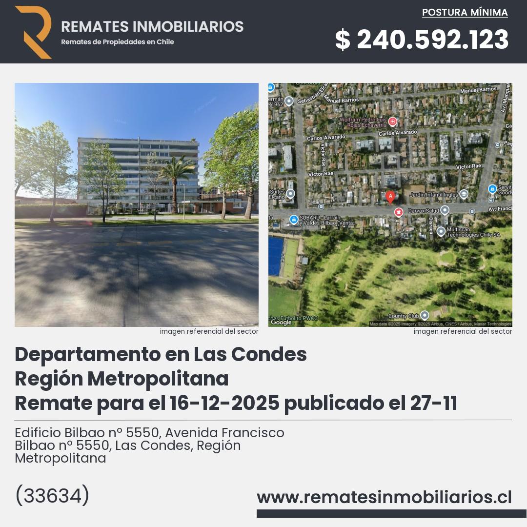 Imagen ficha Edificio Bilbao nº 5550, Avenida Francisco Bilbao nº 5550, Las Condes, Región Metropolitana