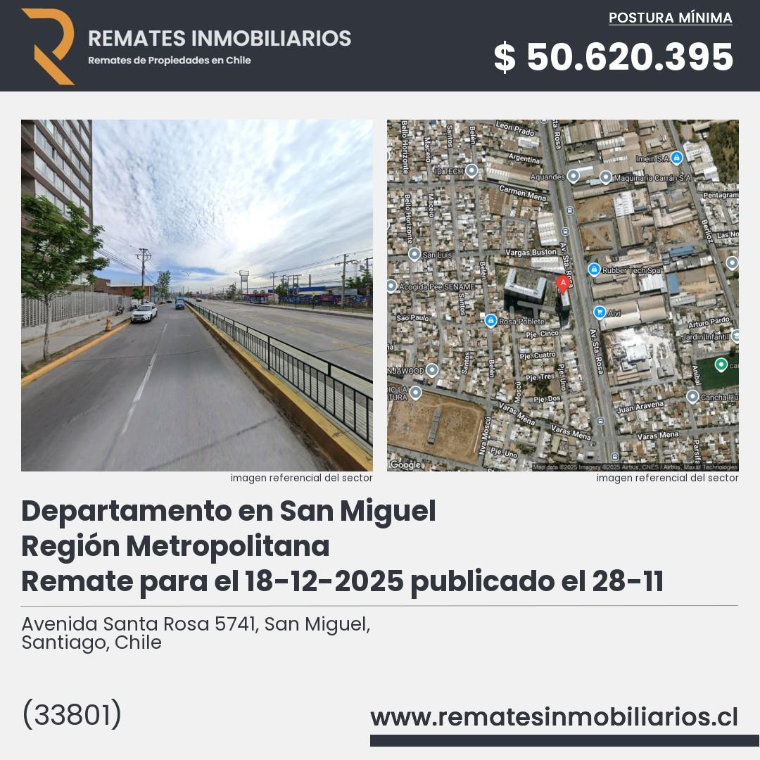 Imagen ficha Avenida Santa Rosa 5741, San Miguel, Santiago, Chile