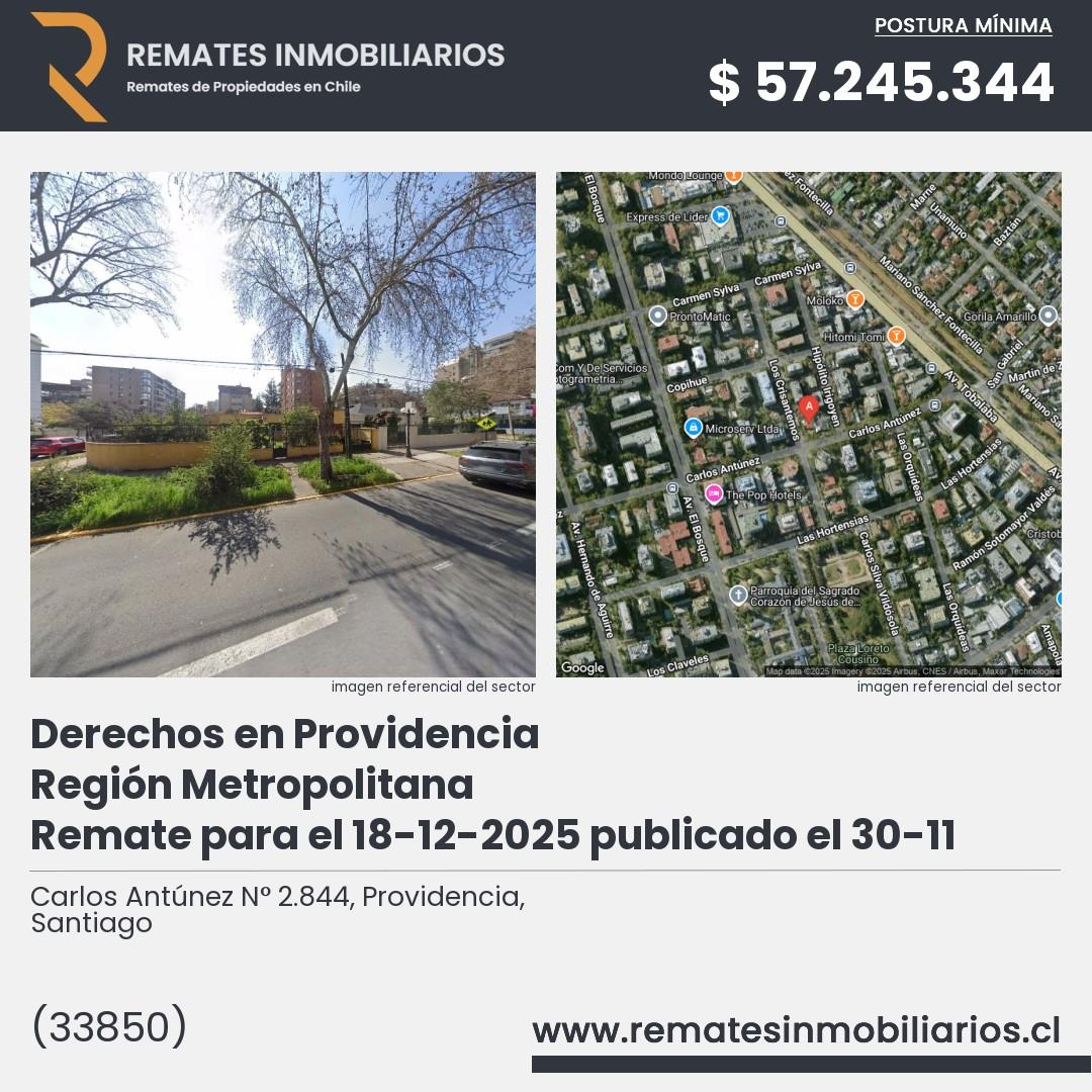Imagen ficha Carlos Antúnez N° 2.844, Providencia, Santiago