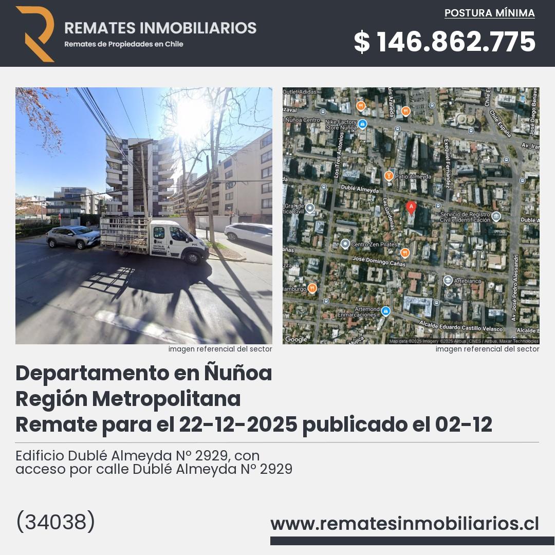 Imagen ficha Edificio Dublé Almeyda Nº 2929, con acceso por calle Dublé Almeyda Nº 2929
