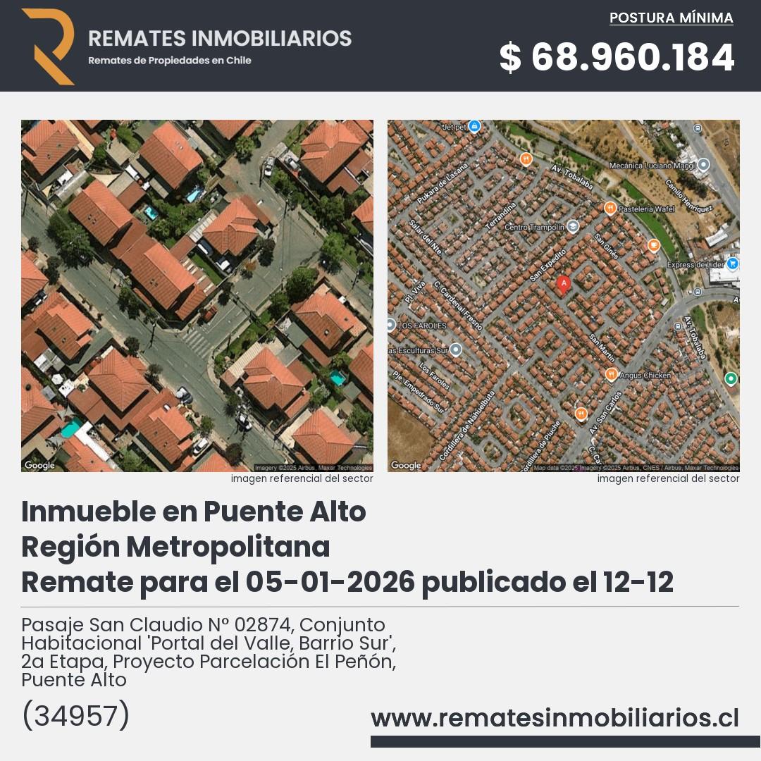 Imagen ficha Pasaje San Claudio N° 02874, Conjunto Habitacional 