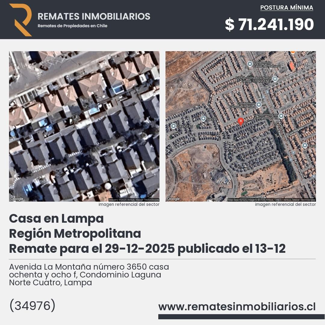 Imagen ficha Avenida La Montaña número 3650 casa ochenta y ocho f, Condominio Laguna Norte Cuatro, Lampa