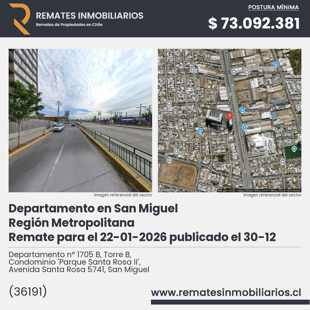 Imagen ficha Departamento n° 1705 B, Torre B, Condominio 