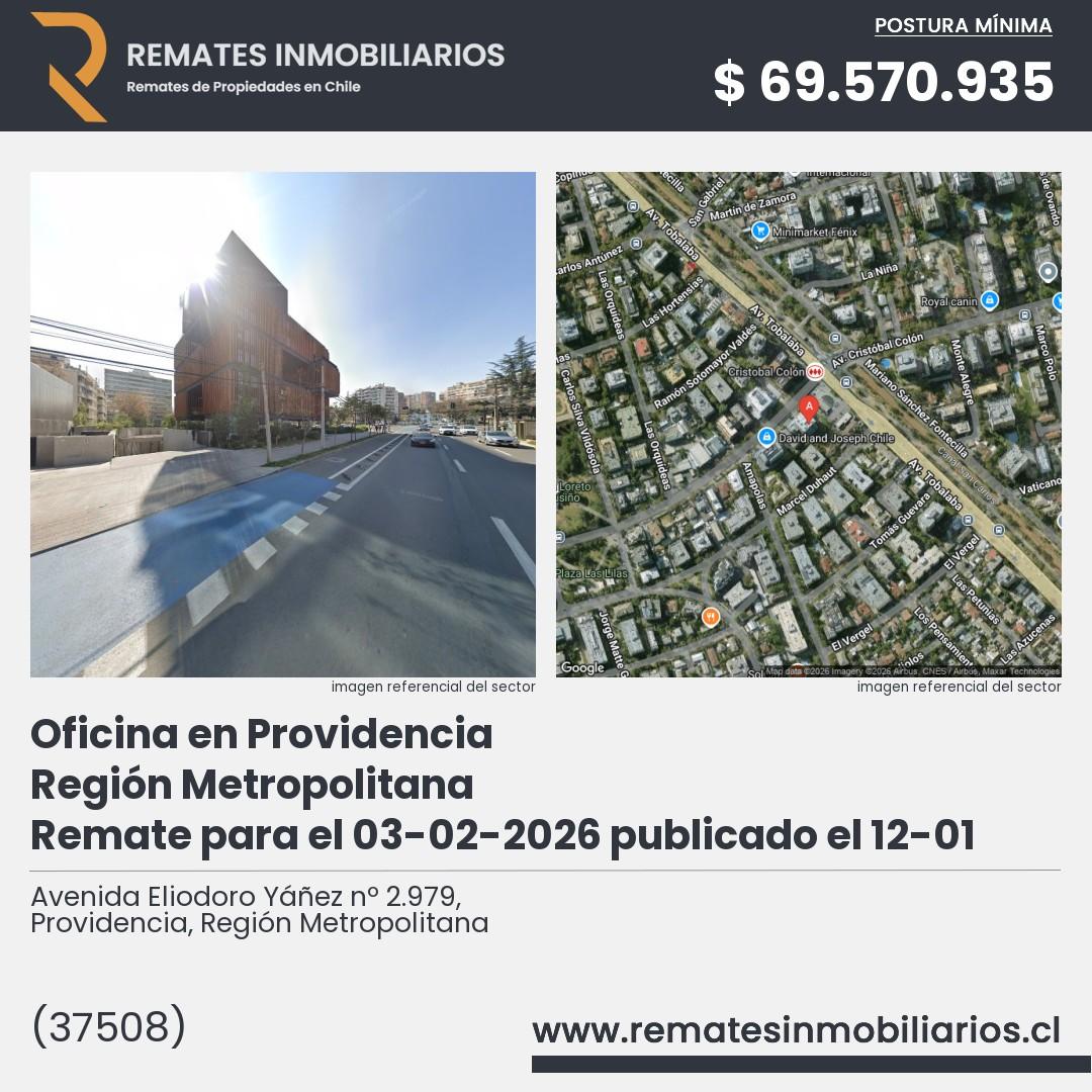 Imagen ficha Avenida Eliodoro Yáñez nº 2.979, Providencia, Región Metropolitana