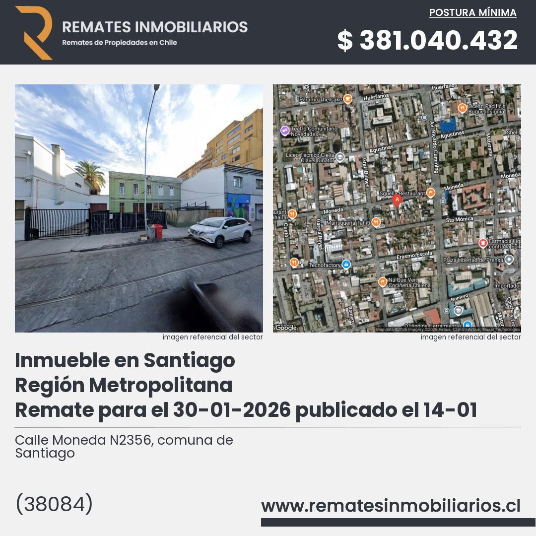 Imagen ficha Calle Moneda N2356, comuna de Santiago