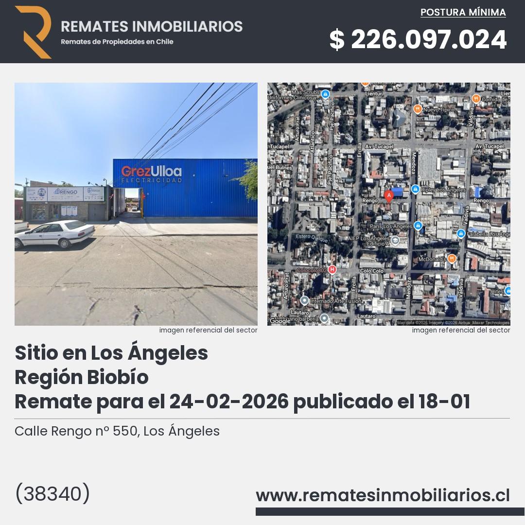 Imagen ficha Calle Rengo nº 550, Los Ángeles
