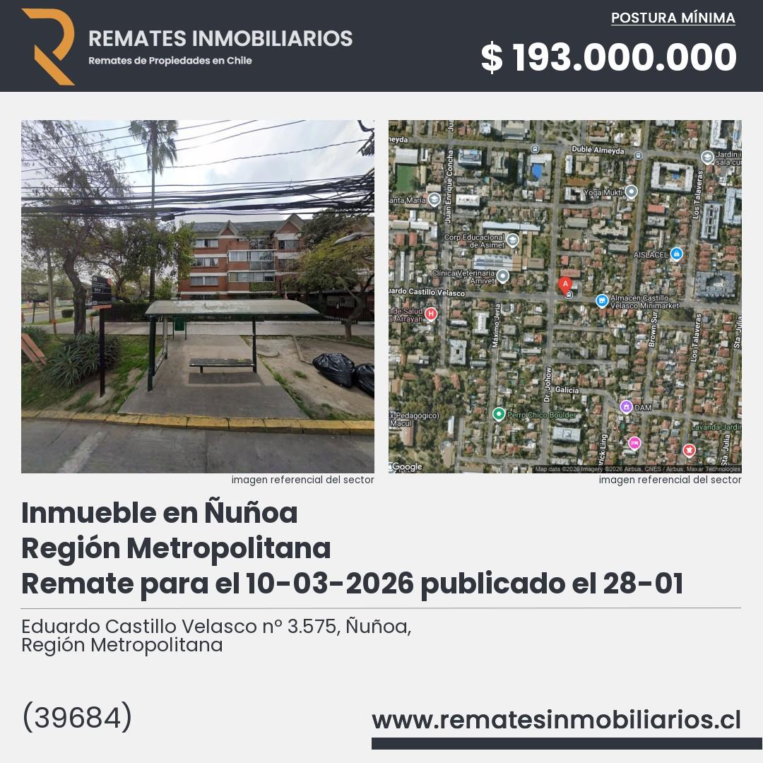 Imagen ficha Eduardo Castillo Velasco nº 3.575, Ñuñoa, Región Metropolitana