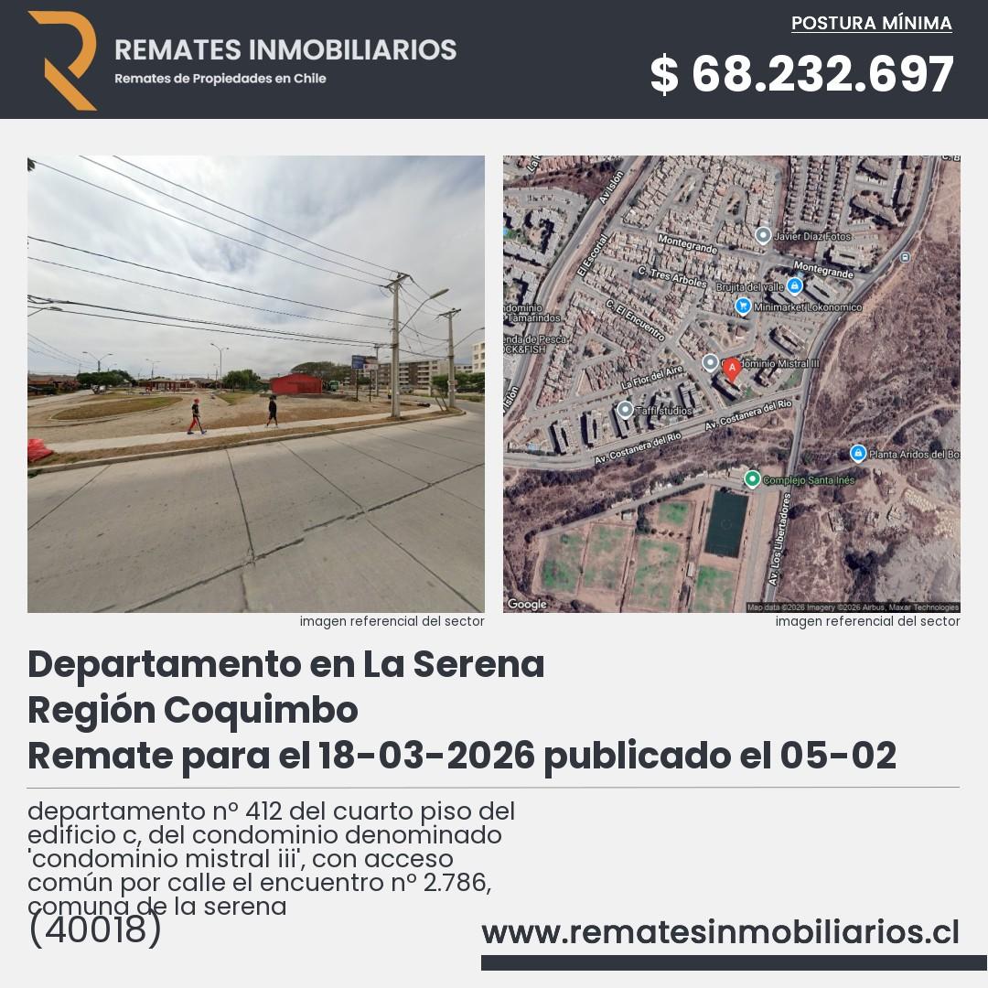 Imagen ficha departamento nº 412 del cuarto piso del edificio c, del condominio denominado 