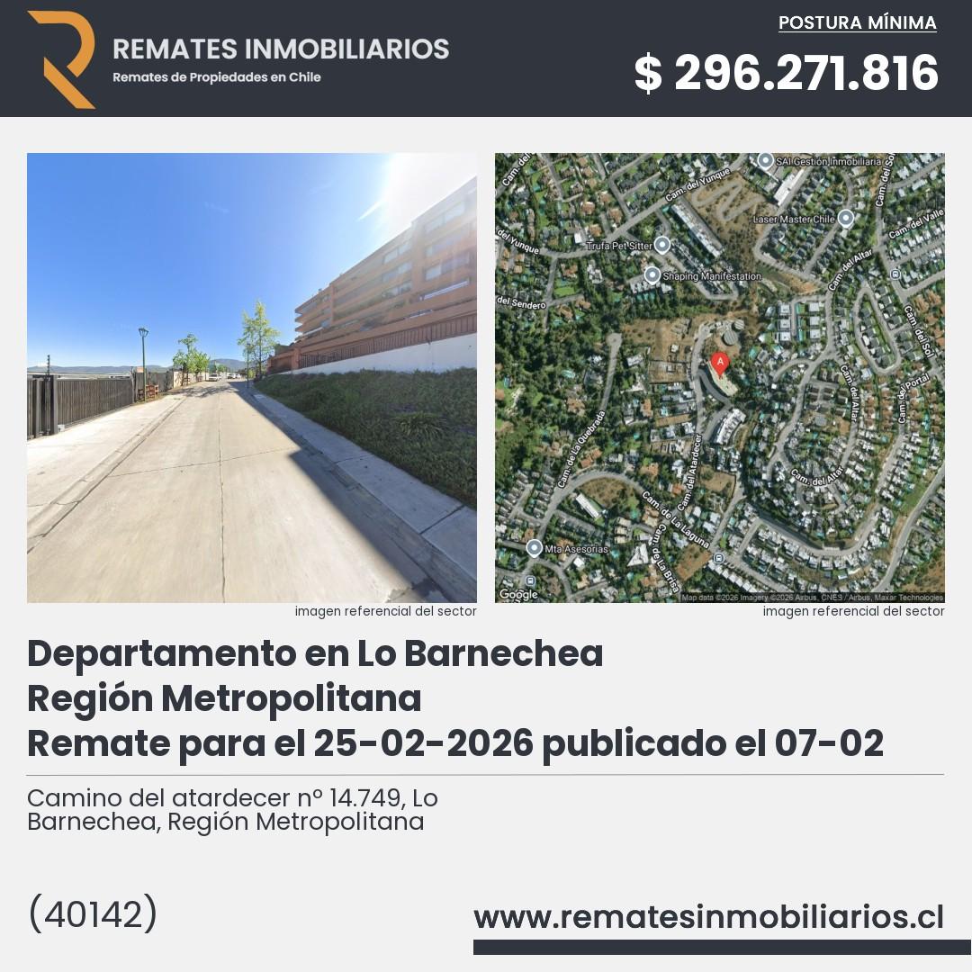 Imagen ficha Camino del atardecer nº 14.749, Lo Barnechea, Región Metropolitana