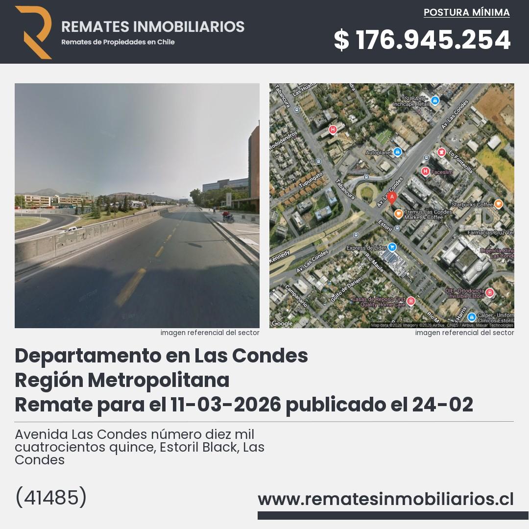 Imagen ficha Avenida Las Condes número diez mil cuatrocientos quince, Estoril Black, Las Condes