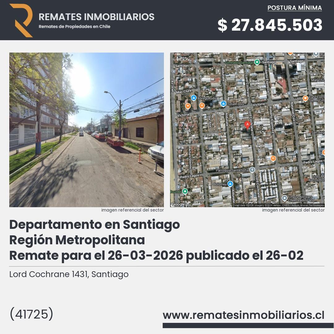 Imagen ficha Lord Cochrane 1431, Santiago