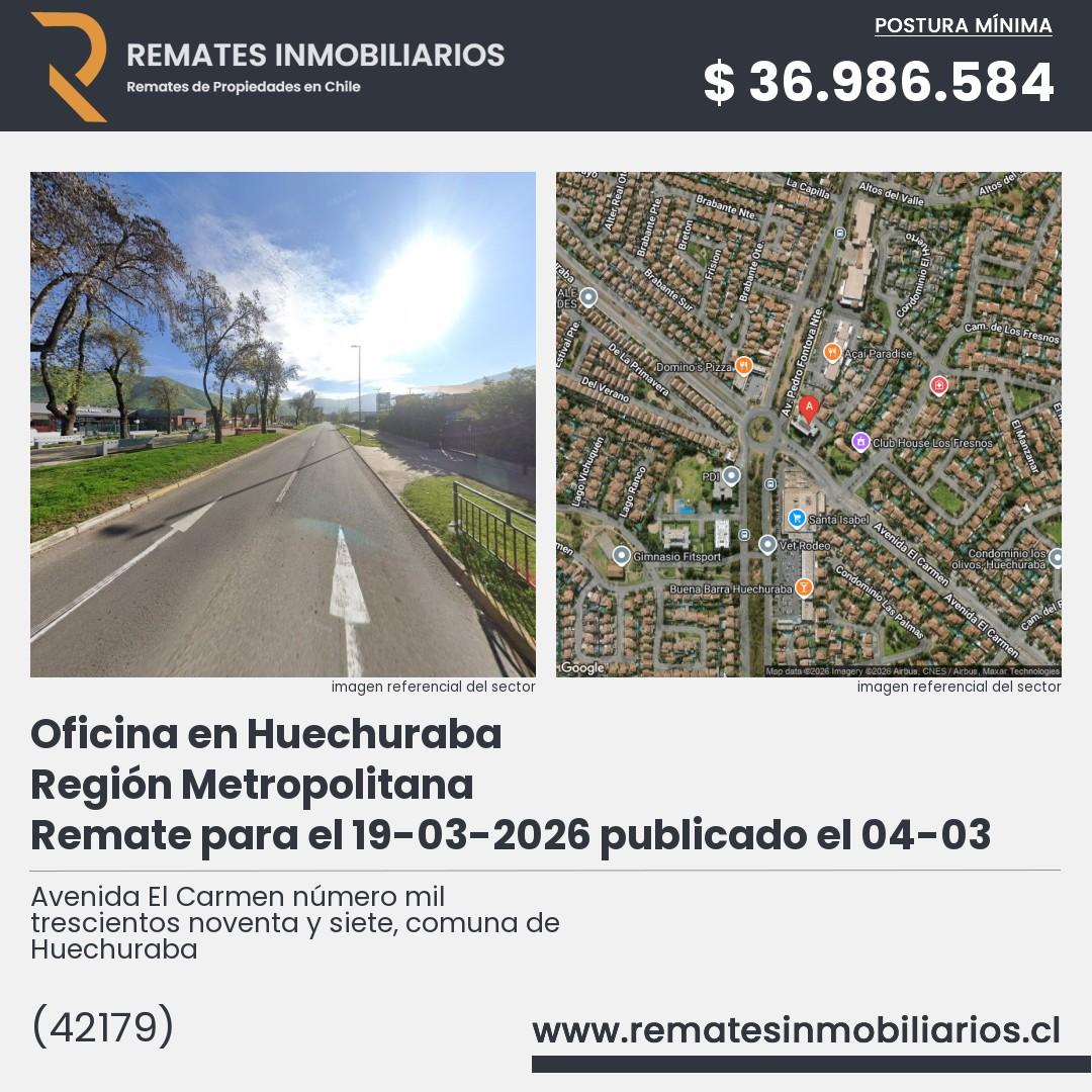 Imagen ficha Avenida El Carmen número mil trescientos noventa y siete, comuna de Huechuraba